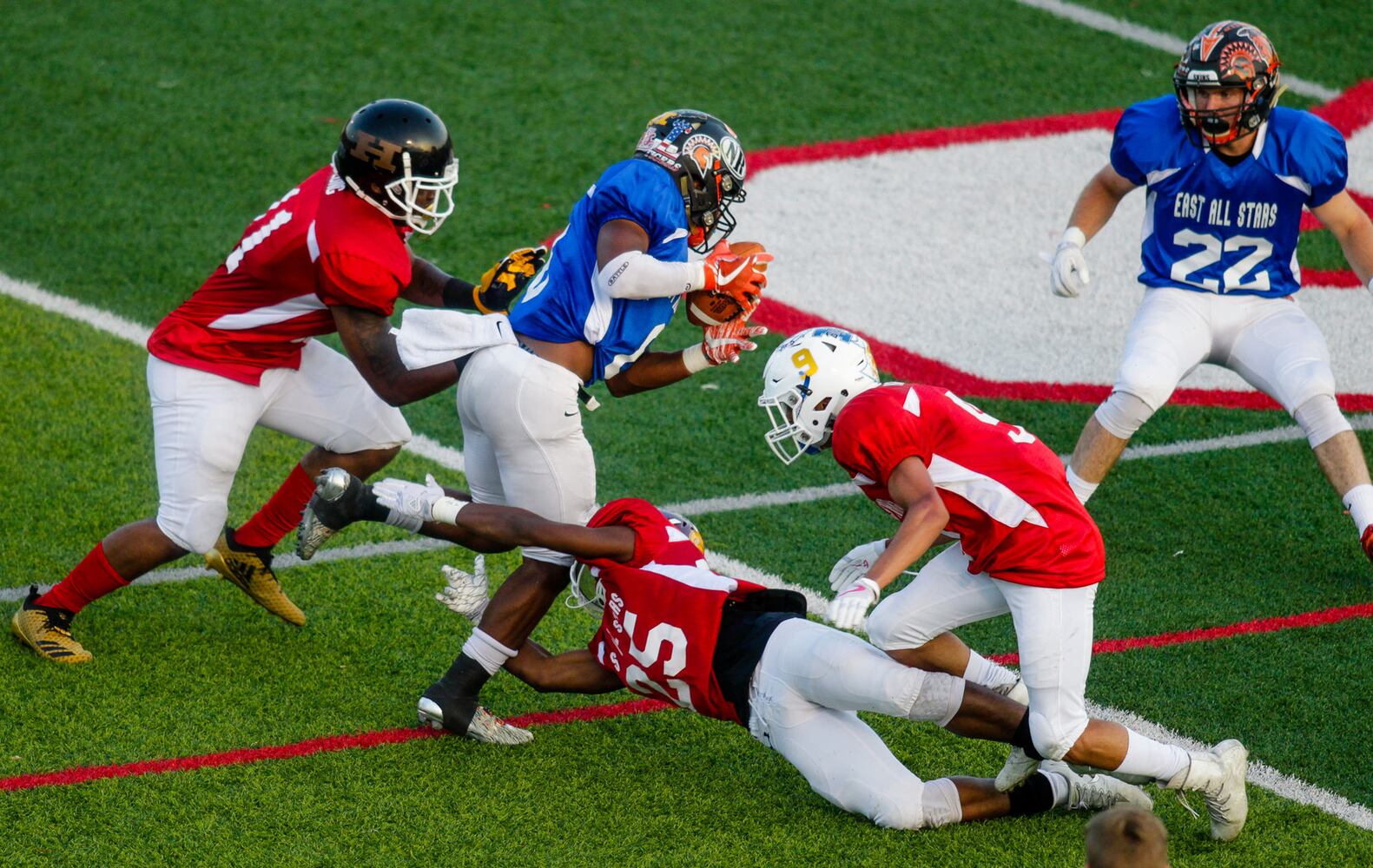 East West allstar football game