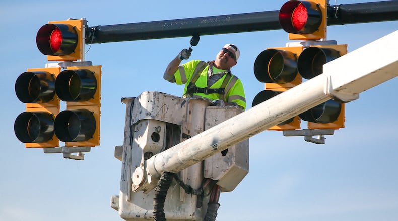 Traffic lights throughout Butler County will get upgrades with smart technology. FILE