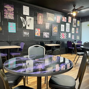 The Purple Pig Cafe is a coffee shop located at 751 Dayton Oxford Road in Carlisle. NATALIE JONES/STAFF