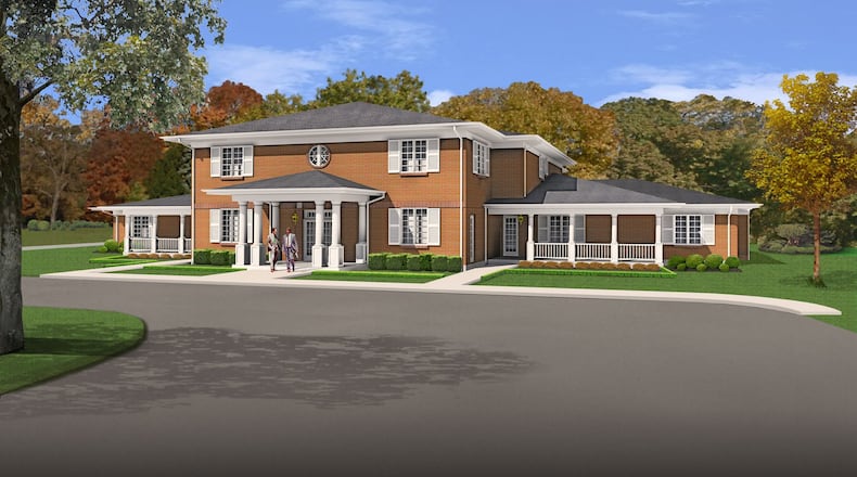 Artists rendering of what a future Fisher House at the Dayton VA Medical Center campus may look like. CONTRIBUTED / Fisher/Nightingale Houses, Inc.
