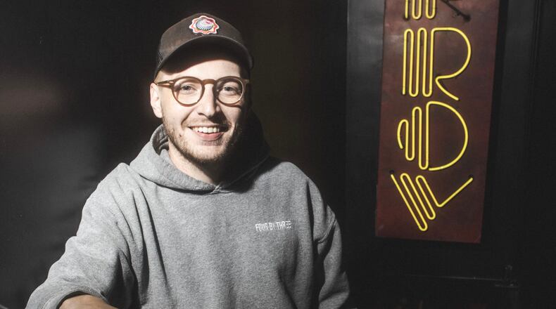 Former Monroe resident Chase Crawford was just named among Forbe’s “30 under 30” for southwest Ohio for his meteoric rise in the film industry. Crawford, shown here on set at the Improv Club in California, joins other area stars on the list including: Cincinnati Bengals’ quarterback Joe Borrow; Cincinnati Reds’ shortstop Elly De La Cruz; Procter & Gamble Brand Director Hannah Sagel and other local notables all under 30 years old. (Contributed Photo/Journal-News)