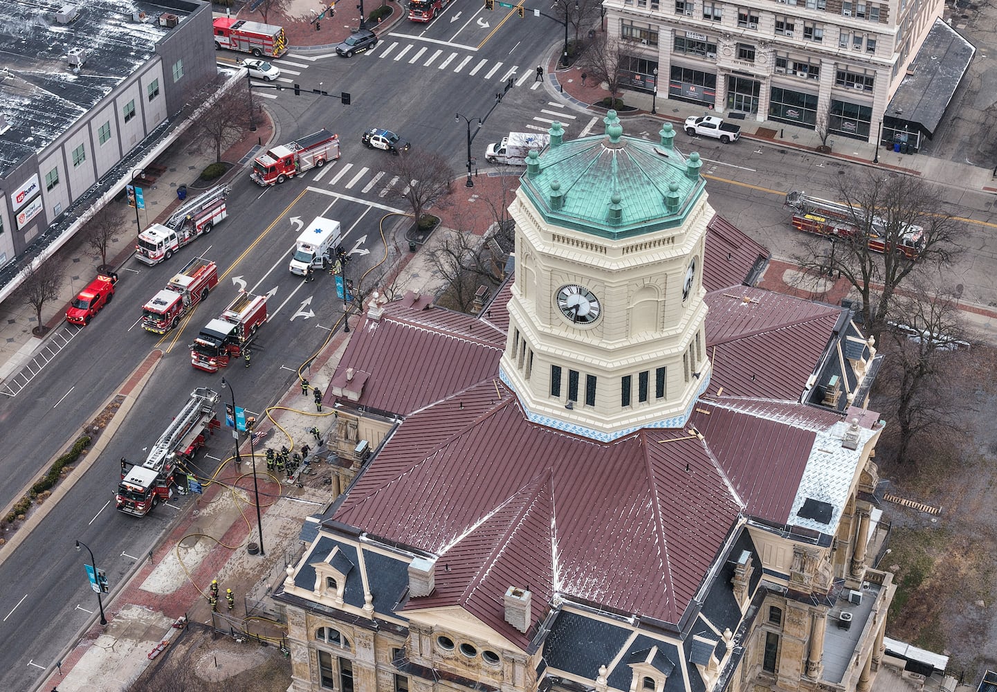 Butler County Courthouse fire