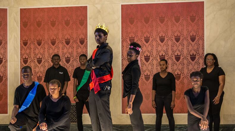 Student actors from Aiken High School in Cincinnati perform “Macbeth” at the 2015 Project38 Festival. CONTRIBUTED