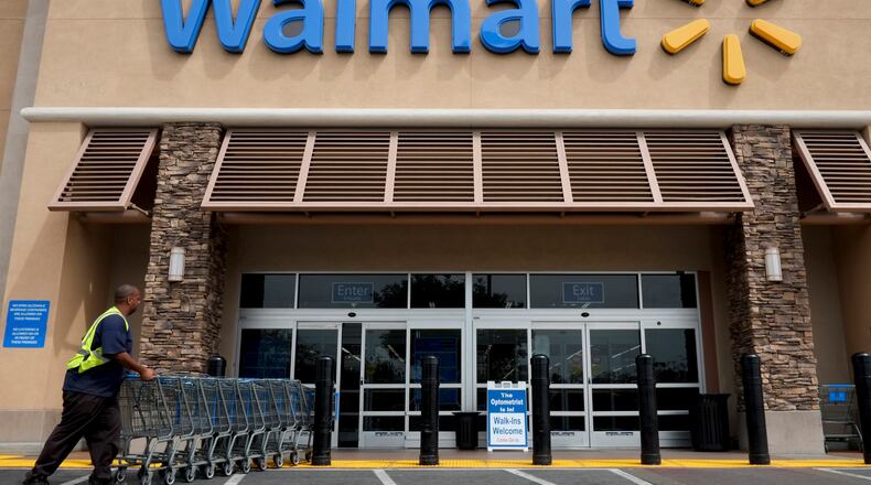 Walmart has announced a partnership with Microsoft to grow its digital presence. (AP Photo/Jae C. Hong)