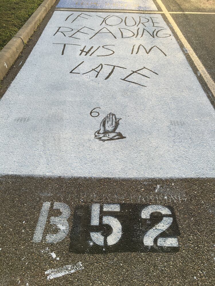 parking lot spaces