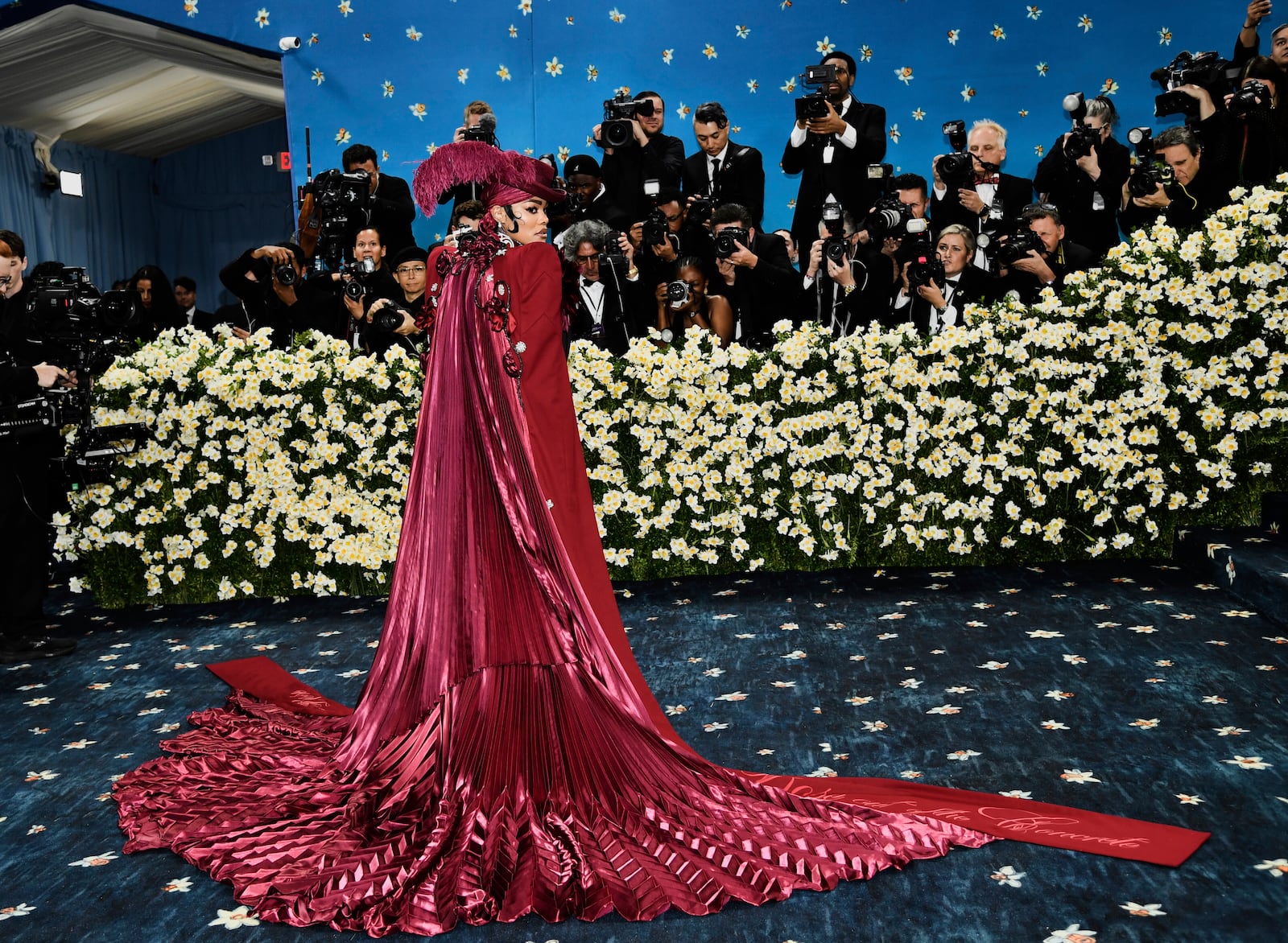 Teyana Taylor attends The Metropolitan Museum of Art's Costume Institute benefit gala celebrating the opening of the "Superfine: Tailoring Black Style" exhibition on Monday, May 5, 2025, in New York. (Photo by Evan Agostini/Invision/AP)