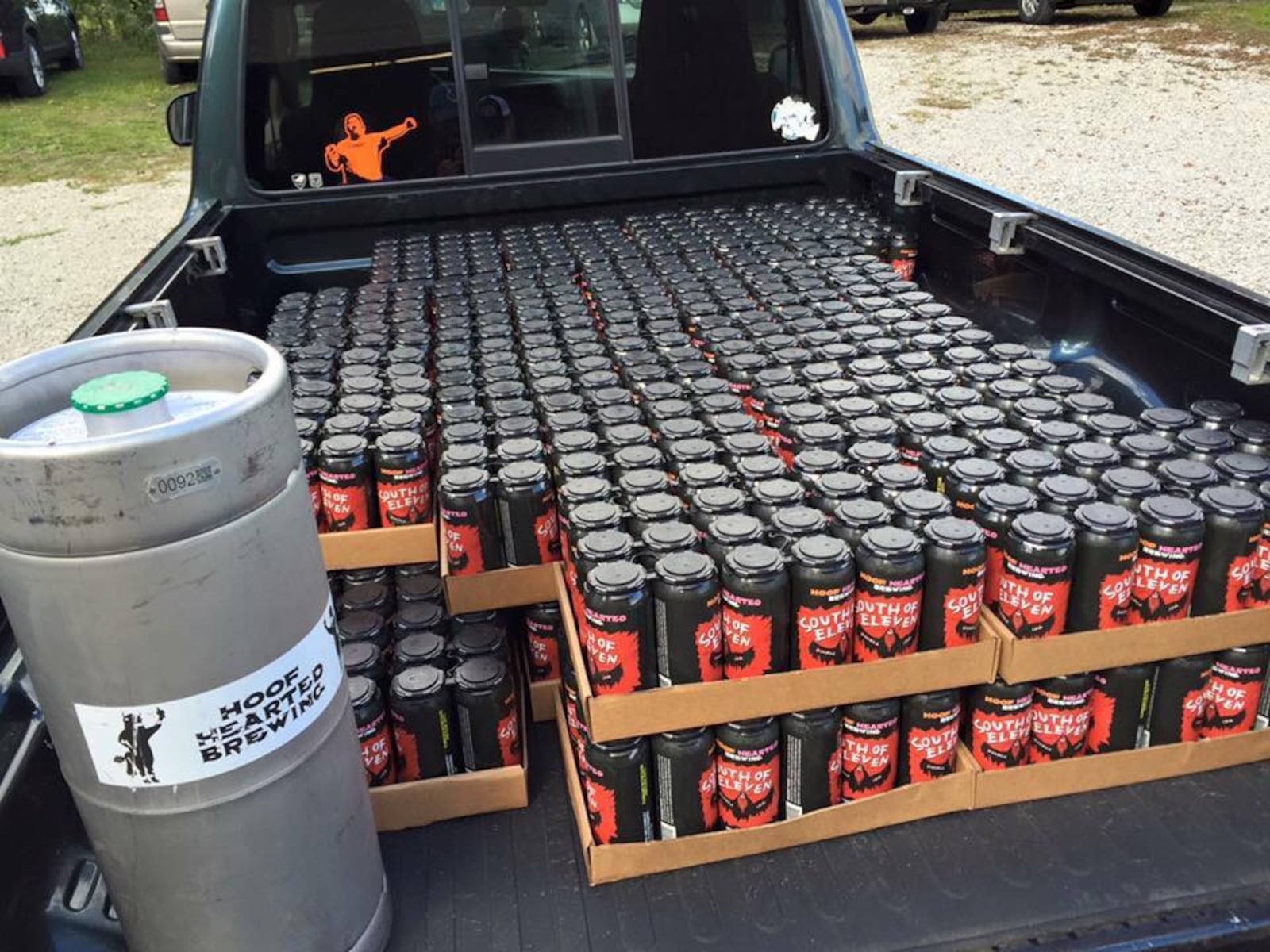 Chris Thompson and Gus Stathes dreamed of eating Skyline Chili with White Castle sliders and made it happened.  Chris Thompson's truck is pictured during a run to Hoof Hearted Brewery for Ollie's Place in Washington Twp.