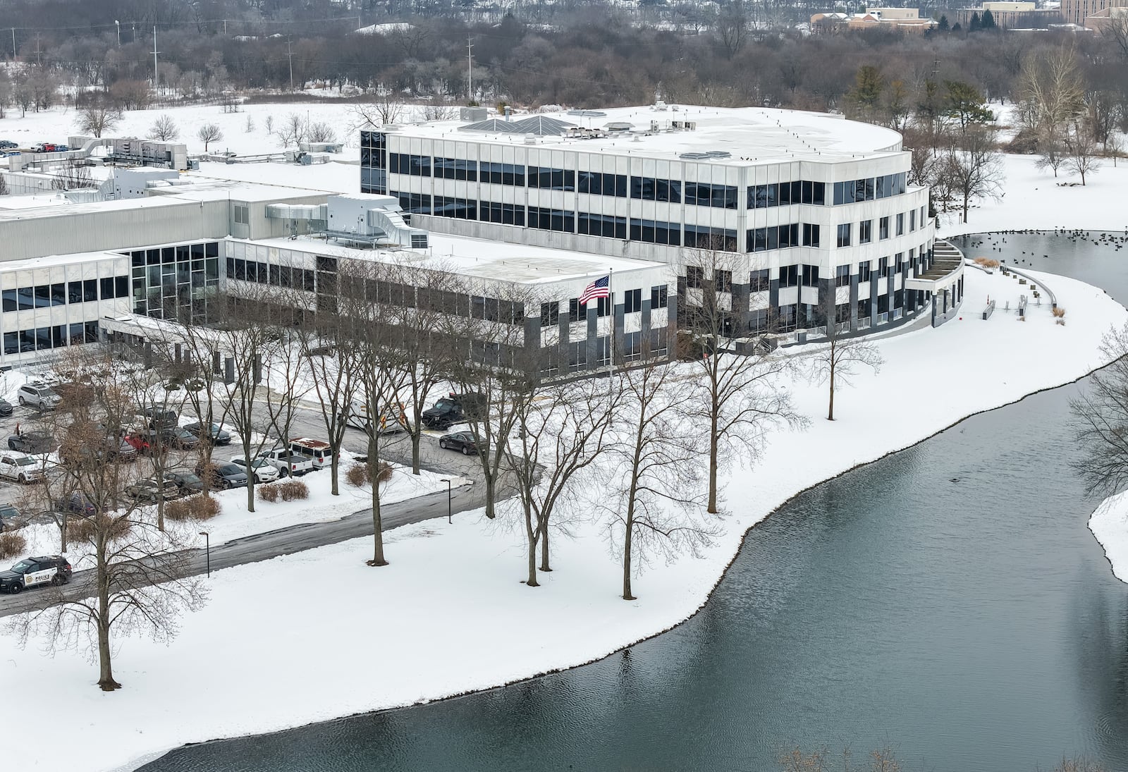 A ribbon cutting was held for the new Advanced Manufacturing Workforce and Innovation Hub Monday, Feb. 2, 2026 in Hamilton. The facility is a partnership between Miami University and Butler Tech in the former VORA Technology Park. NICK GRAHAM/STAFF