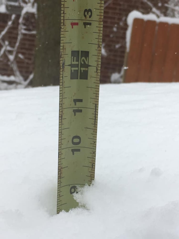 Butler County snow photos Jan. 12-13, 2019