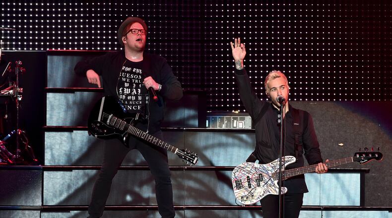 Fall Out Boy will be the Friday night headliners for the 2019 Bunbury Festival at Sawyer Point in Cincinnati. GETTY IMAGES