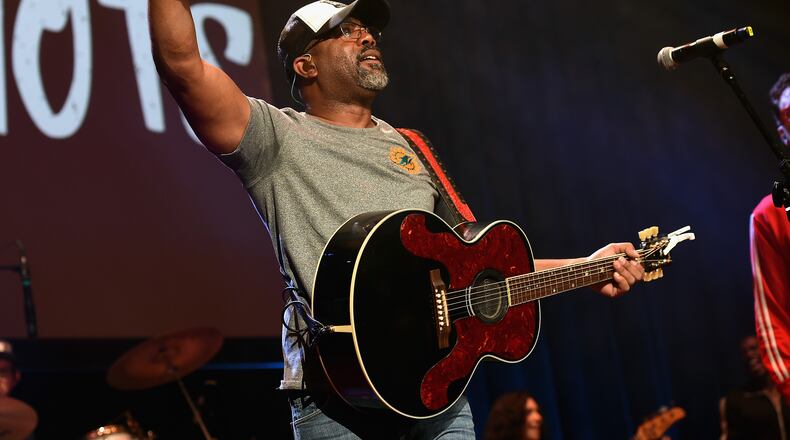 NASHVILLE, TN - JANUARY 22:  Darius Rucker performs onstage during the Bobby Bones & The Raging Idiots' Million Dollar Show for St. Jude at the Ryman Auditorium on January 22, 2018 in Nashville, Tennessee.  (Photo by Jason Kempin/Getty Images for St. Jude)