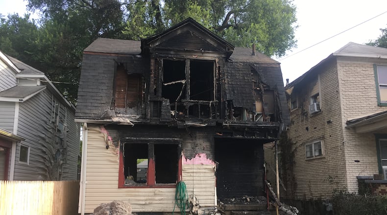John Mobley, of Middletown, has died from the injuries he suffered Aug. 17 in this house fire on Carroll Avenue in Middletown. He had been in critical condition at Miami Valley Hospital. RICK McCRABB/STAFF