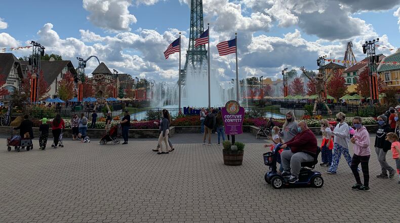 Kings Island's Tricks and Treats fall festival will continue through Nov. 1. ALEXIS LARSEN/CONTRIBUTED