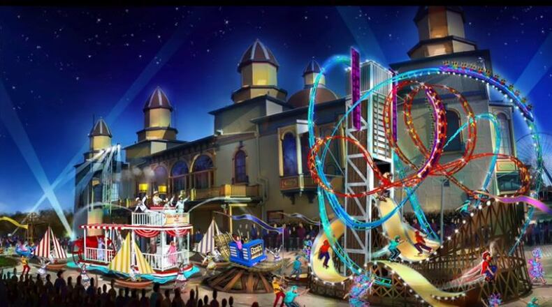 Cedar Point unveiled renders of its new ride and daily parade on YouTube.com Wednesday, Dec. 11, 2019. The daily parade, Celebrate 150 Spectacular, is pictured.