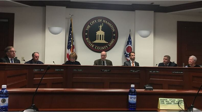 In 2020, if not sooner, Hamilton residents may be able to watch video streams and recordings of their first city council meetings in years. There were times when meetings were telecast, including at the former Hamilton Municipal Building, 20 High St. But not in recent years. MIKE RUTLEDGE/STAFF