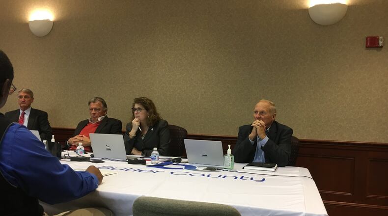 Butler County commissioners T.C. Rogers, Cindy Carpenter and Don Dixon have been holding budget hearings this month.