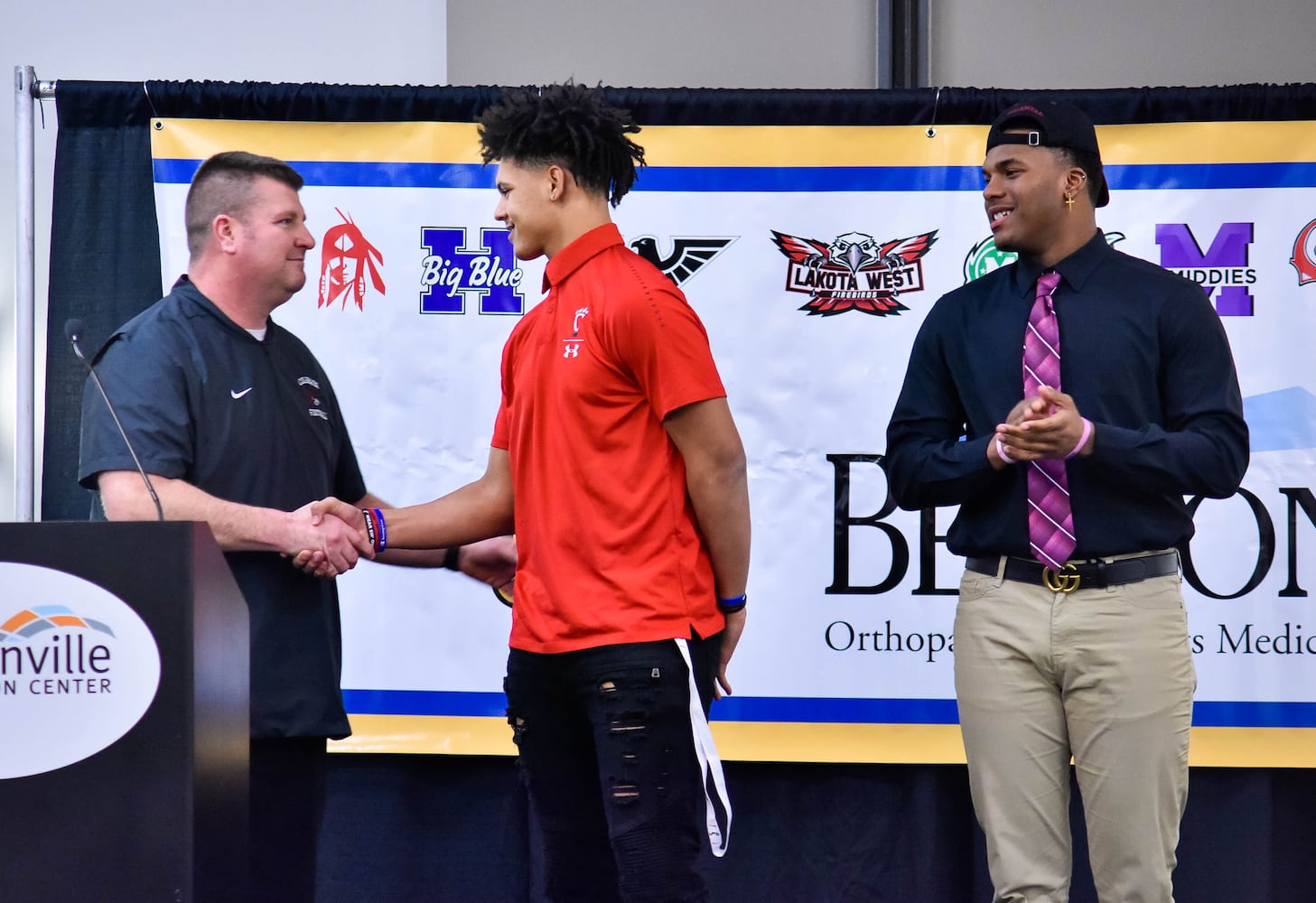 GMC football signing day ceremony