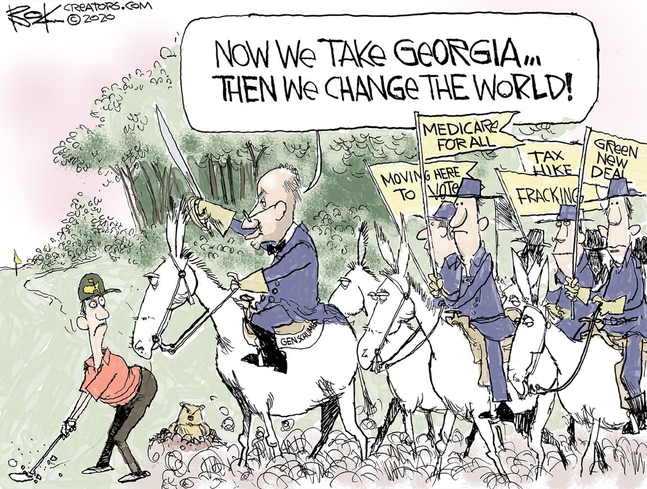 Week in cartoons: Democracy, Alex Trebek and more
