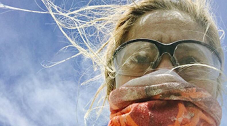 UD professor Chelse Prather received a grant from the National Science Foundation to study grasshoppers.