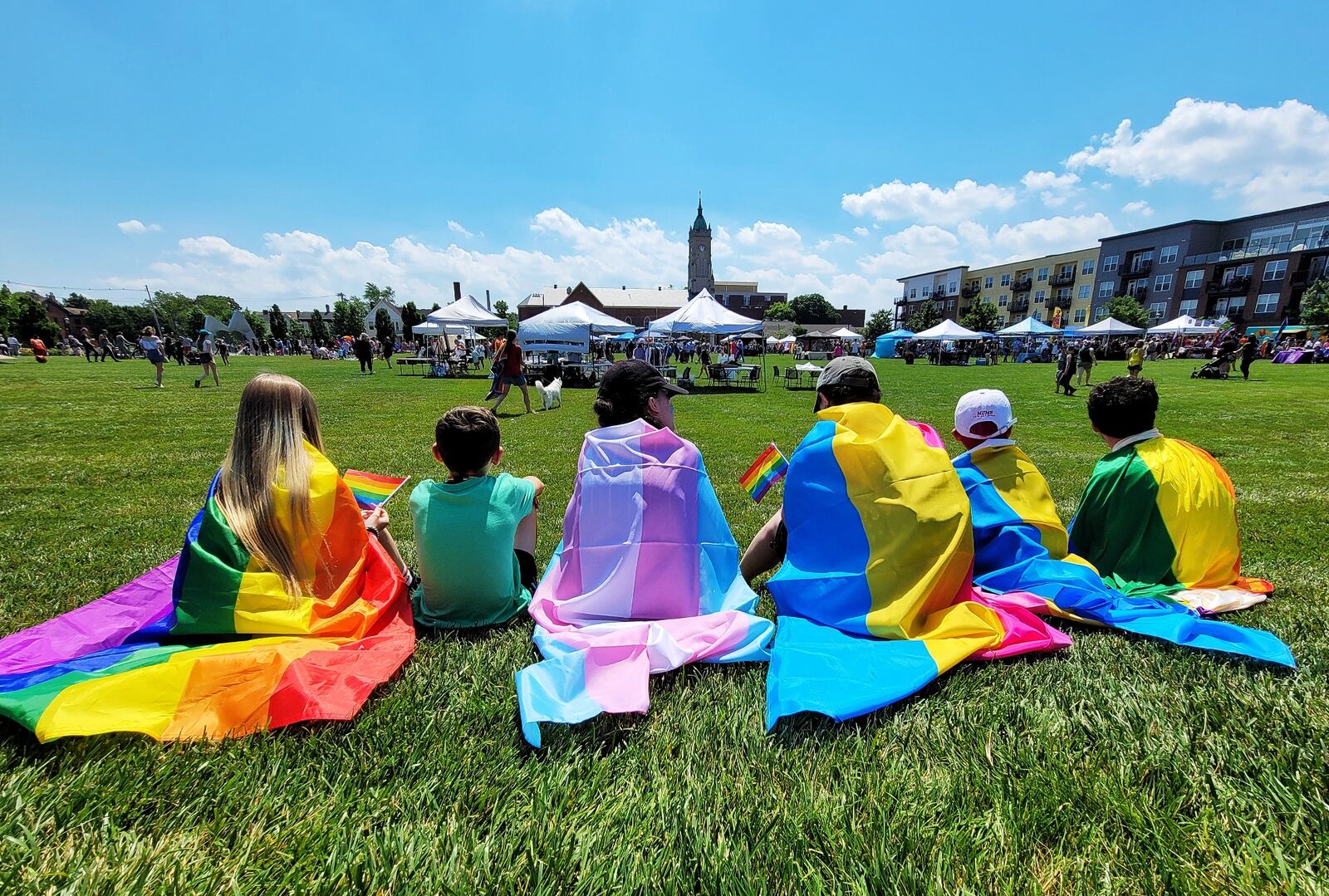 The first in-person Hamilton Pride event was held on Saturday, June 5, 2021. It included a parade, a festival and a concert at RiversEdge Amphitheater. NICK GRAHAM / STAFF