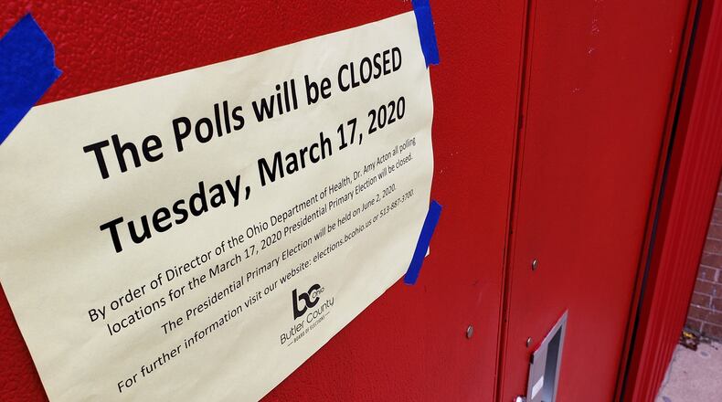 Voting in the 2020 presidential primary in Ohio will conduct an all mail-in ballot ending April 28. NICK GRAHAM/FILE