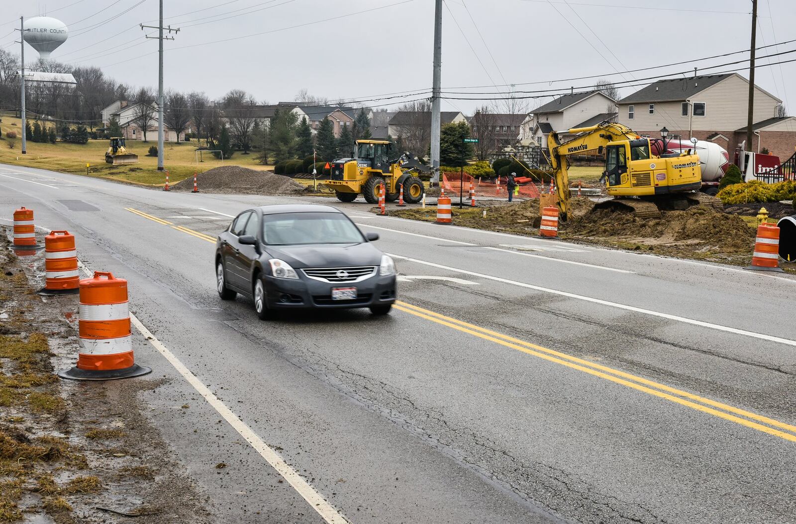 A road widening project is finally underway on Ohio 747 in Liberty Twp. Crews put out the orange barrels on Monday, Feb. 12 and the widening project is expected to last through September.The $7 million project will widen about one mile of the heavily traveled, two-lane stretch of road to five lanes - two northbound, two southbound, and a center turn lane - from Princeton Road to Millikin Road. Right turn lanes will be added on northbound 747 to eastbound Princeton Road and on eastbound Millikin Road to southbound 747. NICK GRAHAM/STAFF A road widening project is finally underway on Ohio 747 in Liberty Twp. Crews put out the orange barrels on Monday, Feb. 12 and the widening project is expected to last through September.The $7 million project will widen about one mile of the heavily traveled, two-lane stretch of road to five lanes â€” two northbound, two southbound, and a center turn lane â€” from Princeton Road to Millikin Road. Right turn lanes will be added on northbound 747 to eastbound Princeton Road and on eastbound Millikin Road to southbound 747. NICK GRAHAM/STAFF A road widening project is finally underway on Ohio 747 in Liberty Twp. Crews put out the orange barrels on Monday, Feb. 12 and the widening project is expected to last through September.The $7 million project will widen about one mile of the heavily traveled, two-lane stretch of road to five lanes â€” two northbound, two southbound, and a center turn lane â€” from Princeton Road to Millikin Road. Right turn lanes will be added on northbound 747 to eastbound Princeton Road and on eastbound Millikin Road to southbound 747. NICK GRAHAM/STAFF A road widening project is finally underway on Ohio 747 in Liberty Twp. Crews put out the orange barrels on Monday, Feb. 12 and the widening project is expected to last through September.The $7 million project will widen about one mile of the heavily traveled, two-lane stretch of road to five lanes â€” two northbound, two southbound, and a center turn lane â€” from Princeton Road to Millikin Road. Right turn lanes will be added on northbound 747 to eastbound Princeton Road and on eastbound Millikin Road to southbound 747. NICK GRAHAM/STAFF