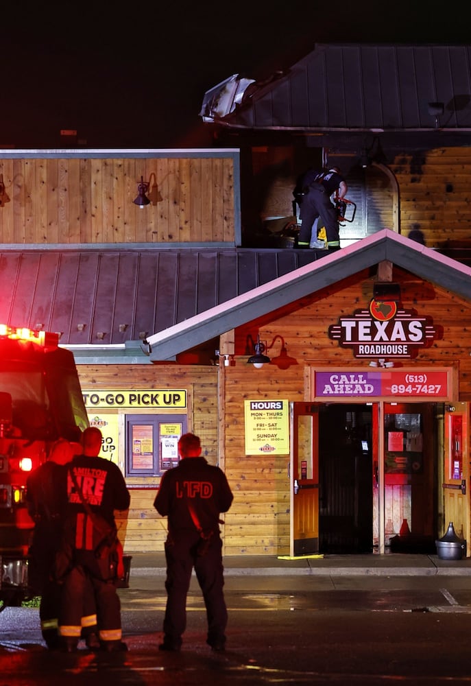 Hamilton Texas Roadhouse fire