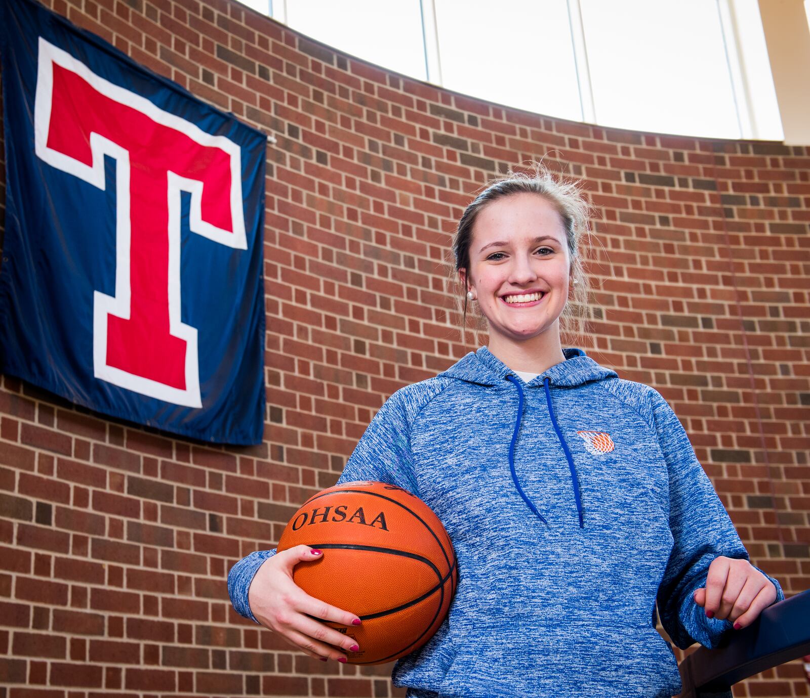 Addie Brown started every game in her Talawanda High School basketball career and has committed to Indiana University East. NICK GRAHAM/STAFF