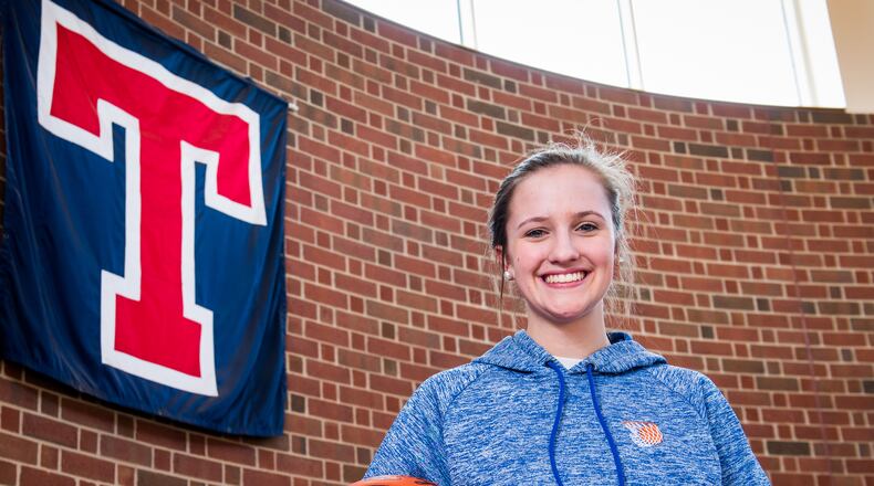 Addie Brown started every game in her Talawanda High School basketball career and has committed to Indiana University East. NICK GRAHAM/STAFF