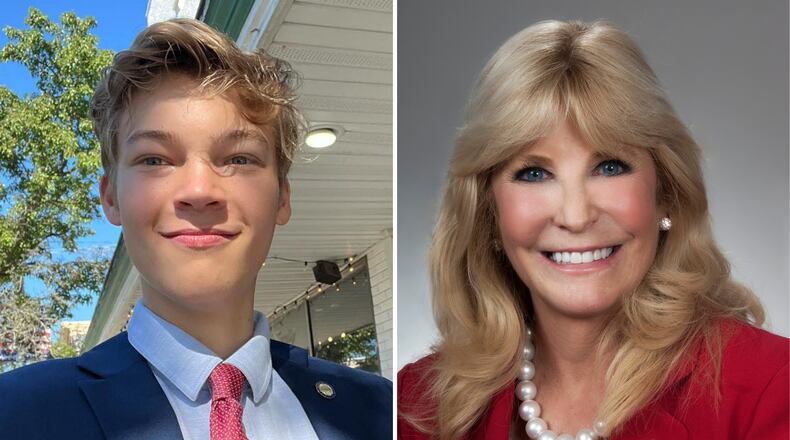 Sam Lawrence, left, is the democratic candidate for the 47th district of the House of Representatives. Sara Carruthers, right, is the republican candidate. They are on the Nov. 8, 2022 ballot. CONTRIBUTED