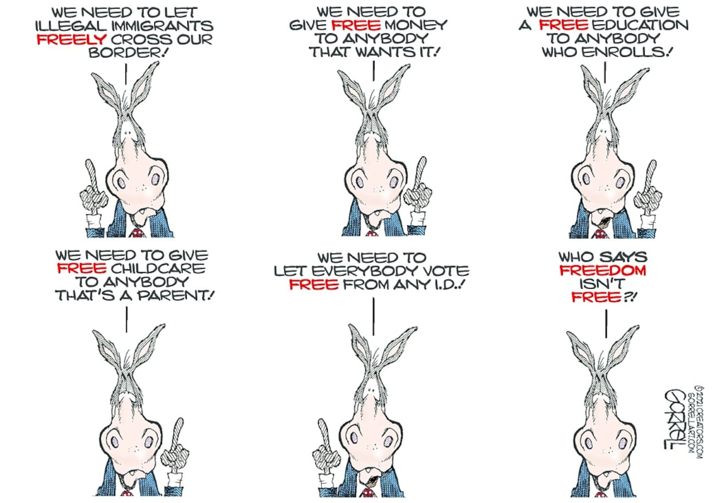 WEEK IN CARTOONS: Vaccines, immigration, spending and more