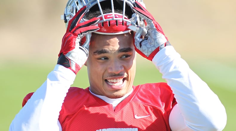Jalin Marshall, who played at Middletown High School and Ohio State, has re-signed with a Canadian Football League team. He left OSU after two seasons and went undrafted in the NFL. David Jablonski/Staff