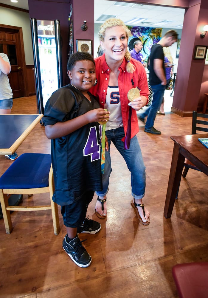 Kayla Harrison Gets Hometown Welcome