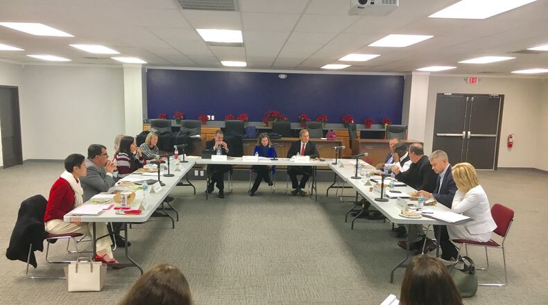 For the first time in years officials from Lakota Schools, West Chester and Liberty townships met in an informal round table discussion Friday to talk over shared issues of interest. No votes or other actions were taken at the meeting, which was held at Liberty Township’s meeting room, but all agreed it was productive and worth repeating.