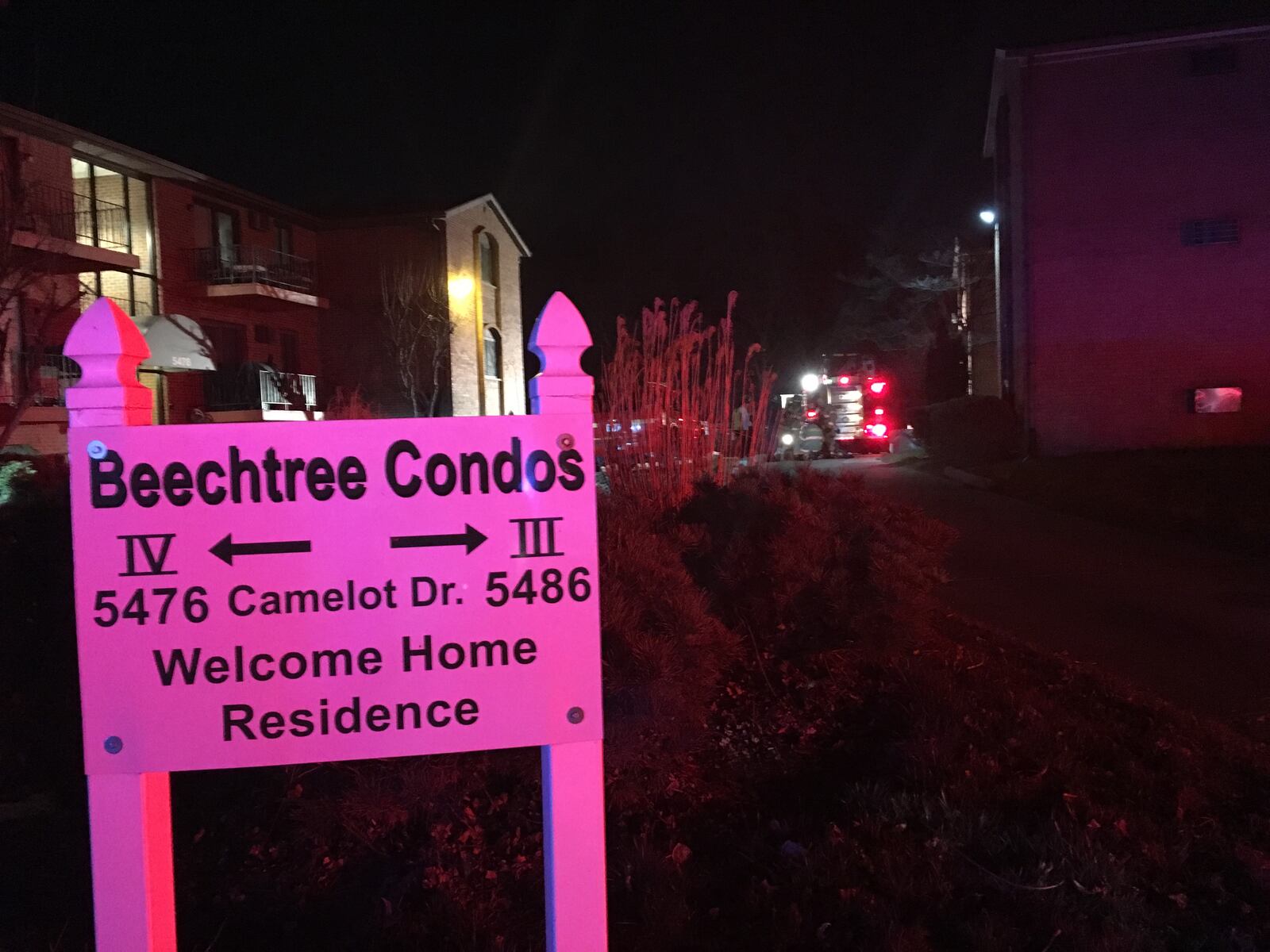 Apartment fire on Camelot Drive, Fairfield, March 15, 2018. ERIC SCHWARTZBERG/STAFF