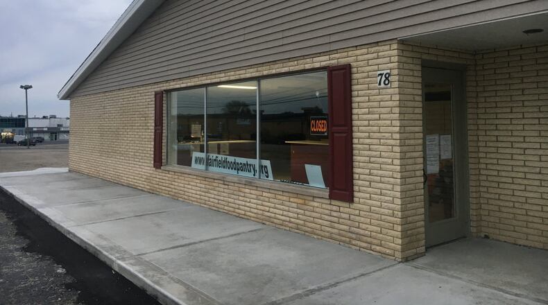 The Fairfield Food Pantry on Donald Drive.