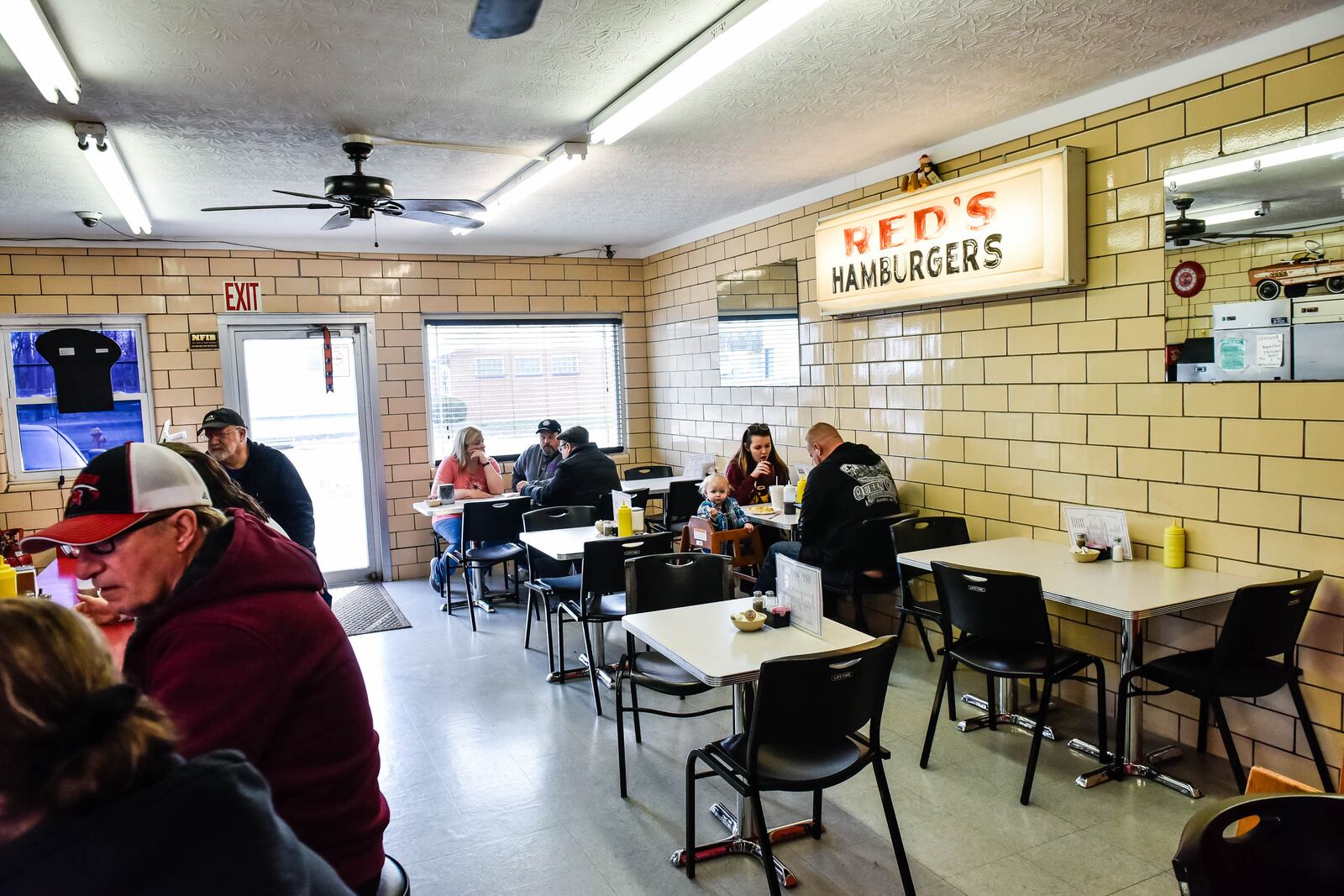 Red's Hamburger Shop at 103 S. Riverside Drive in New Miami is expected to reopen next month under new owners. NICK GRAHAM / STAFF