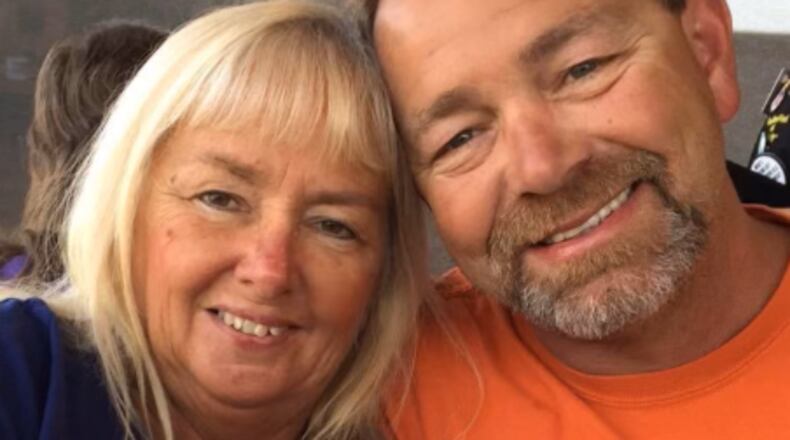 Kathy and Wayne Hensley, of Jacksonburg, were married for 46 years. They died 19 days apart following a motorcycle crash Dec. 8 in Madison Twp. Their funerals will be held Tuesday. SUBMITTED PHOTO.