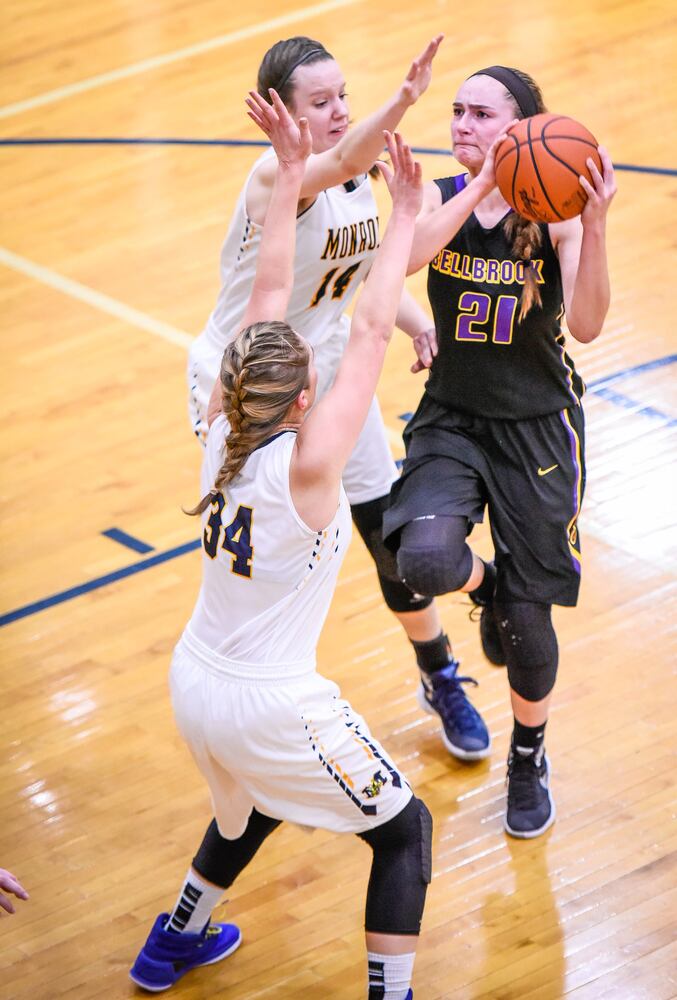 Monroe vs Bellbrook Girls Basketball