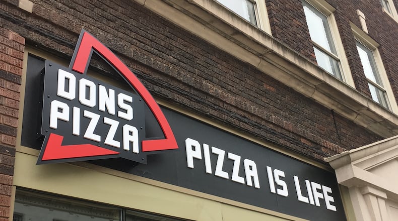 Don’s Pizza, founded in Germantown in 1970, opened at 1126 Central Ave. in Middletown Saturday night. Don’s Pizza has opened where Blast Furnace was located. RICK McCRABB/STAFF