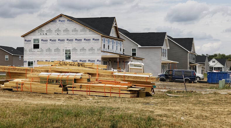These new homes are going up in Monroe, which saw big growth the past decade, the U.S. Census confirmed. NICK GRAHAM/STAFF