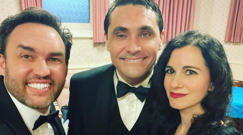 Adam Cannedy, David Shenton and Erin Shields are Empire Trio and will perform Broadway musical tunes this weekend at the Fitton Center. CONTRIBUTED