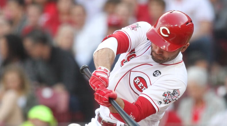 Reds against the Cubs on Tuesday, May 14, 2019, at Great American Ball Park in Cincinnati.