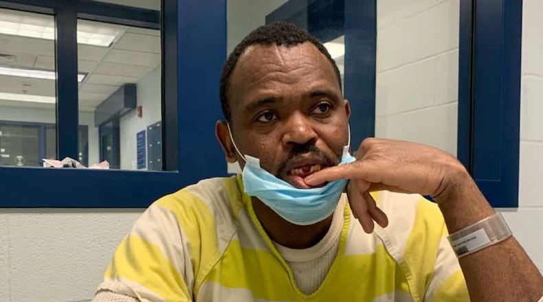 In a civil lawsuit filed last week, Bayong Brown Bayong claims his tooth was knocked out during an assault by a corrections officer at the Butler County Jail. FEDERAL COURT DOCUMENTS