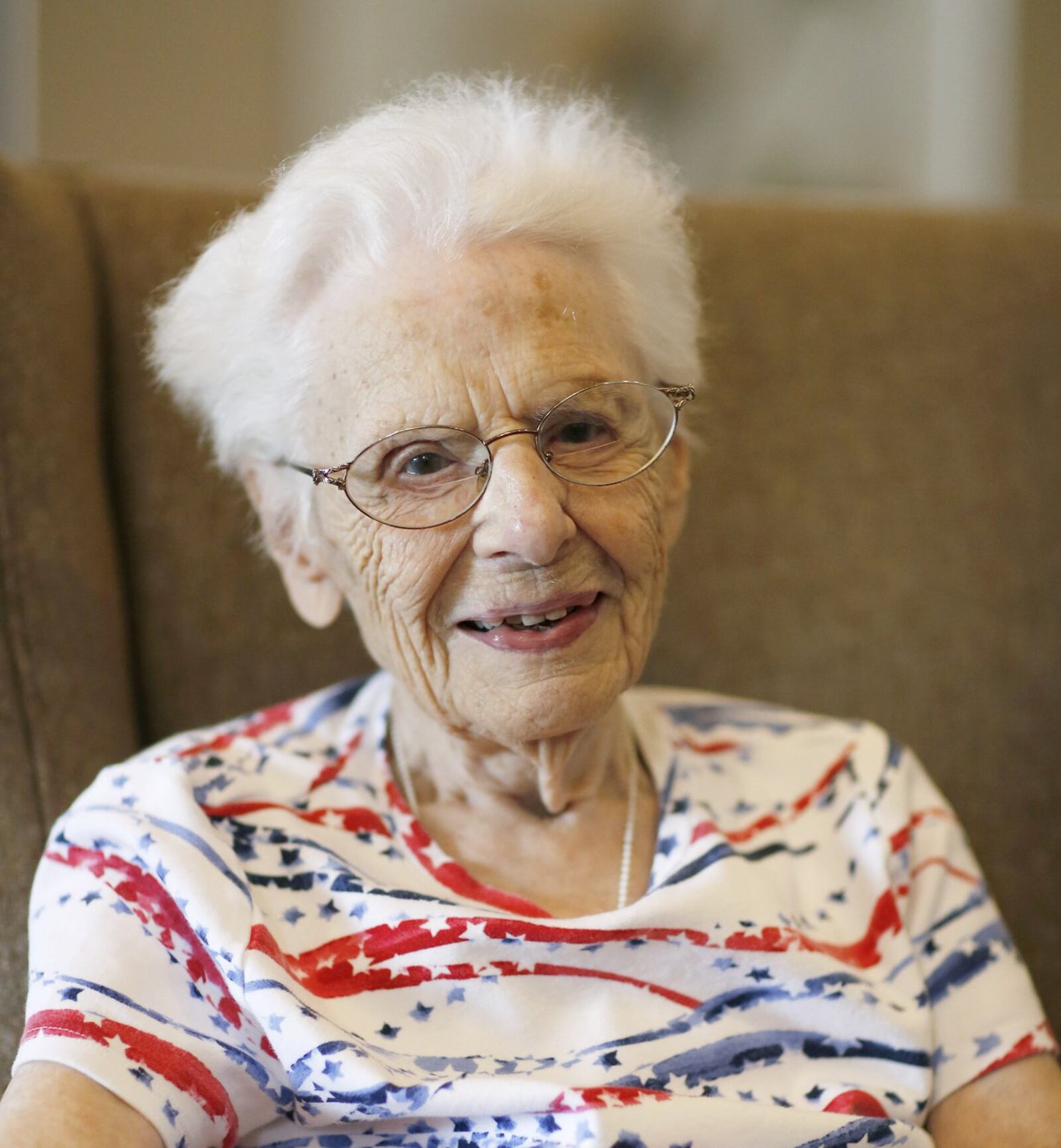 World War II veteran Viola Nichols, 99, was a dental assistant as a Navy WAVE. TY GREENLEES / STAFF