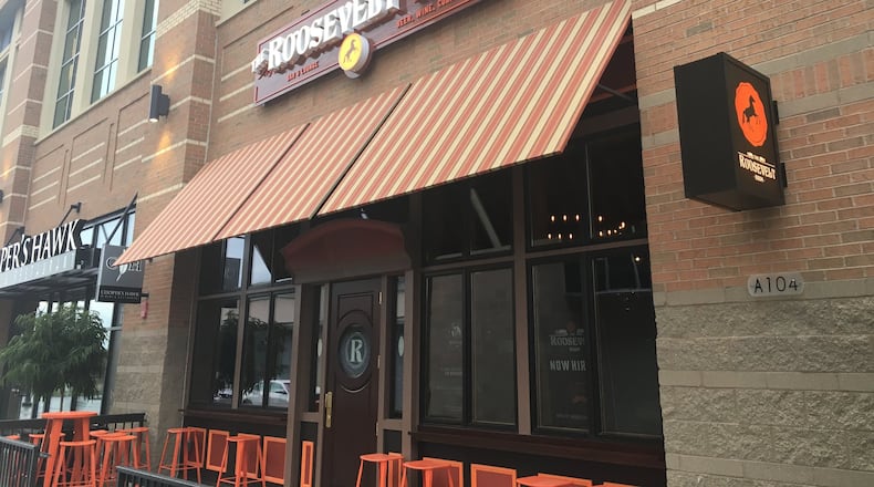 The Roosevelt Room, Liberty Center’s first bar-only concept, is scheduled to open Oct. 21. ERIC SCHWARTZBERG/STAFF