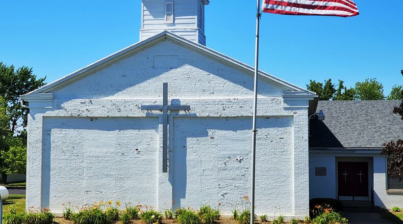 Pleasant Ridge United Methodist Church, better known as the “Little White Church at the top of West Middletown Hill,” was founded in 1822 and will celebrate its bicentennial this fall. NICK GRAHAM/STAFF