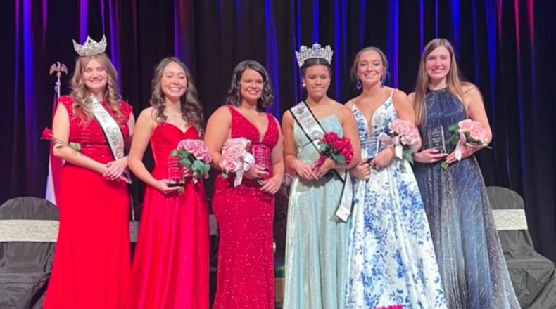 Butler County Fair Queen Maya Kidd was named the 2022 Ohio Fairs Queen on Jan. 8, 2022 in Columbus. BUTLER CO. FAIR/CONTRIBUTED