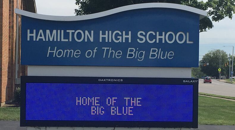 Hamilton High School won its only state team championship in boys golf in 1948. Two Big Blue players have won individual state titles, John Zoller in 1942 and Kyle Hodges in 2004.