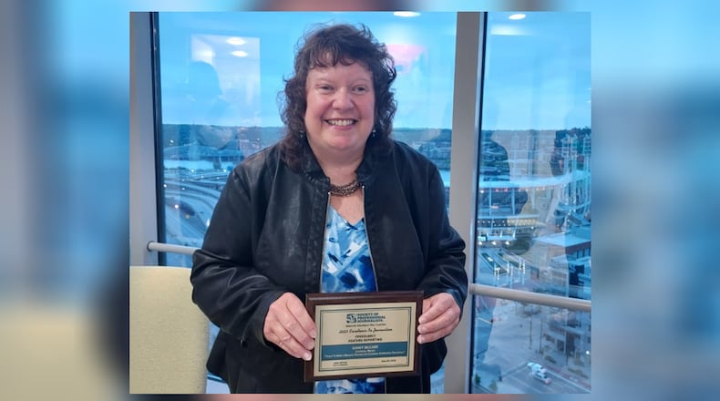 Ginny McCabe is a freelance writer for the Journal-News who won three first-place awards from the Cincinnati Society of Professional Journalists in 2023. CONTRIBUTED